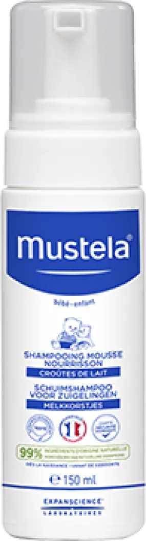 BÉBÉ - Shampooing Mousse Nourrisson Croûtes de Lait, 150ml | Mustela  - Parapharmacie Boticinal