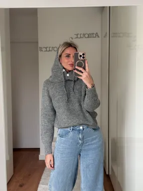 Pull Louve - Gris